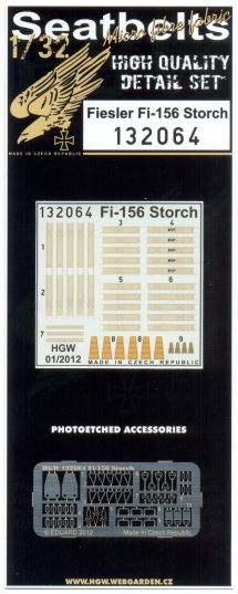 Fieseler Fi-156C 'Storch' (designed to be used with Hasegawa kits)