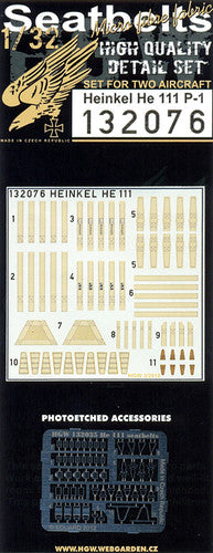 Heinkel He-111H-6/He-111P-1 seatbelts (designed to be used with Revell kits