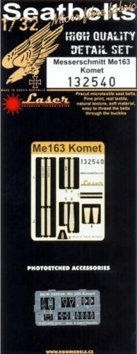 Messerschmitt Me-163B Komet seatbelts (designed to be used with Meng Model and Hasegawa kits)