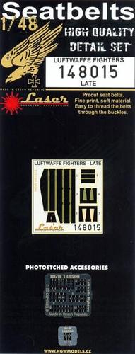 LUFTWAFFE FIGHTERS - LATE - seatbelts - LASER