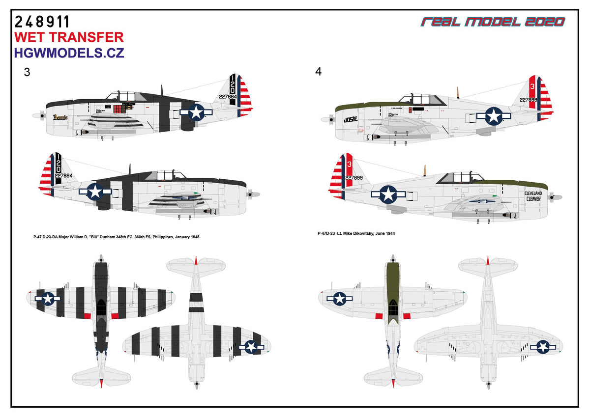 Republic P-47D Thunderbolt RAZORBACK IN THE PACIFIC AREA