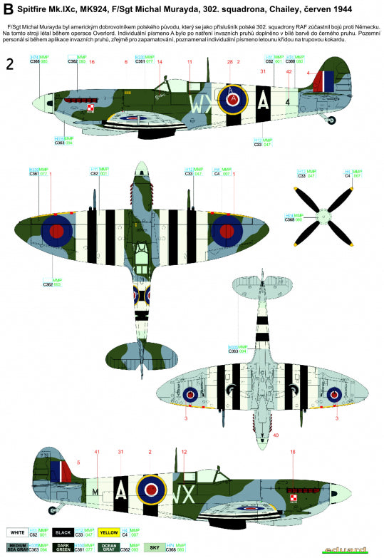 Supermarine Spitfire Mk.IXC/Mk.IXe 'The Longest Day' - Markings