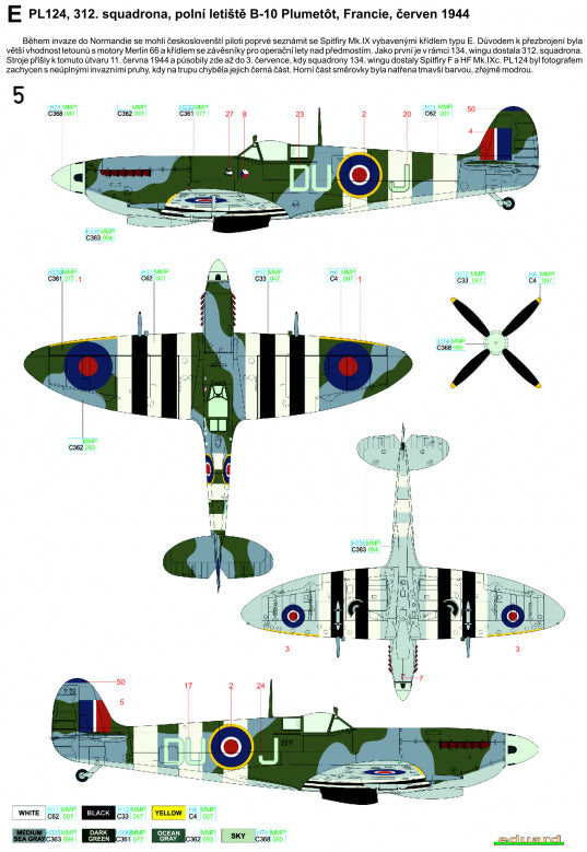 Supermarine Spitfire Mk.IXC/Mk.IXe 'The Longest Day' - Markings