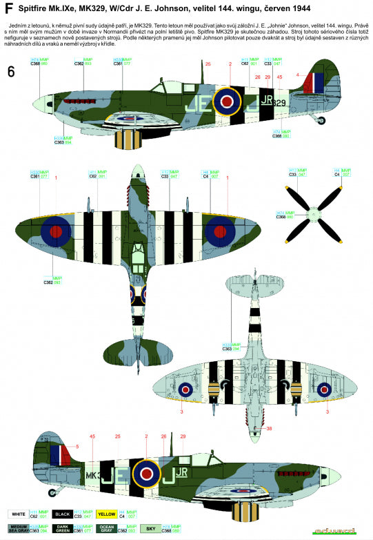 Supermarine Spitfire Mk.IXC/Mk.IXe 'The Longest Day' - Markings