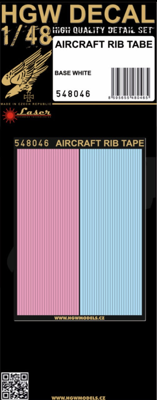 AIRCRAFT RIB TAPES - LASER-CUT DECALS Aircraft rib tapes suitable for WWI aircraft.