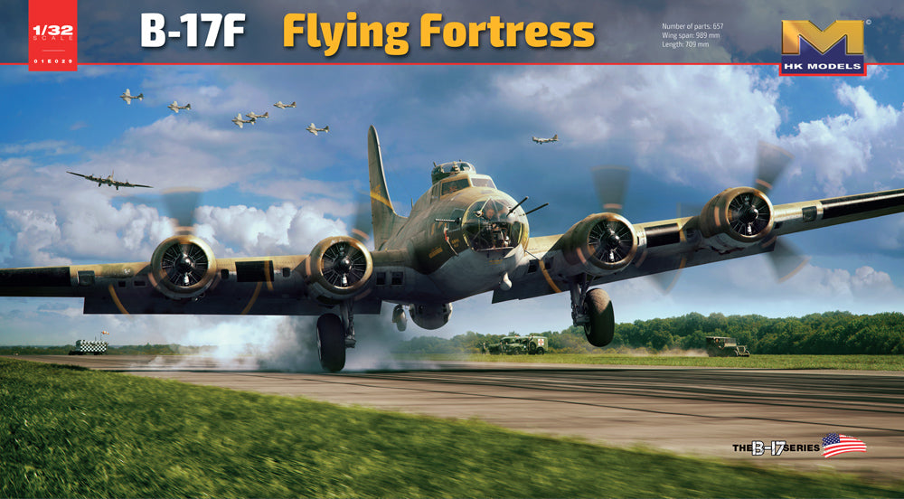 Hong Kong Models Boeing B-17F Flying - HKM01E29