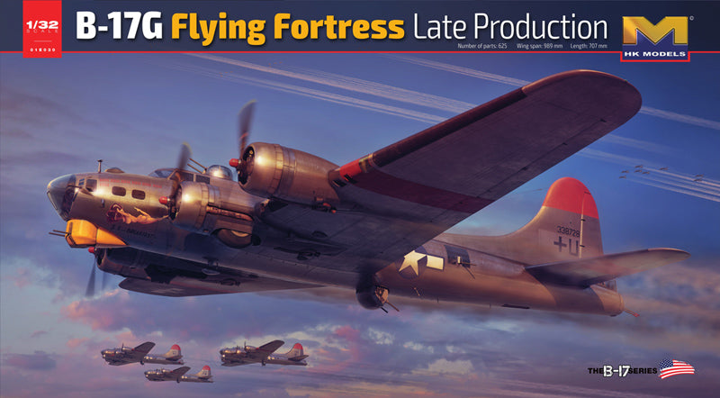 Hong Kong Models Boeing B-17G Flying - HKM01E30