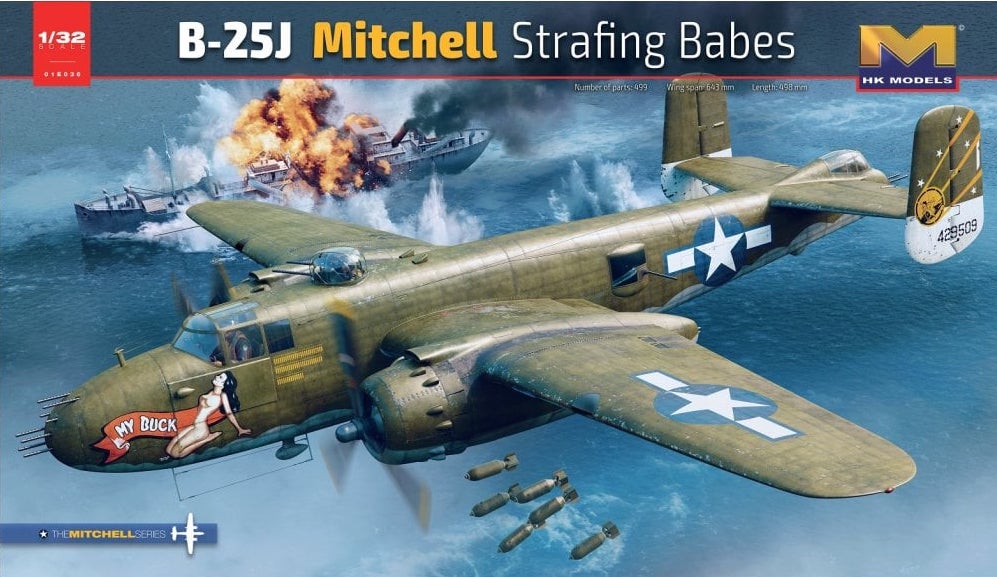 Hong Kong Models North-American B-25J - HKM01E36