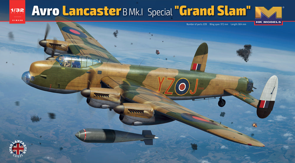 Hong Kong Models Avro Lancaster B Mk.I - HKM01E38