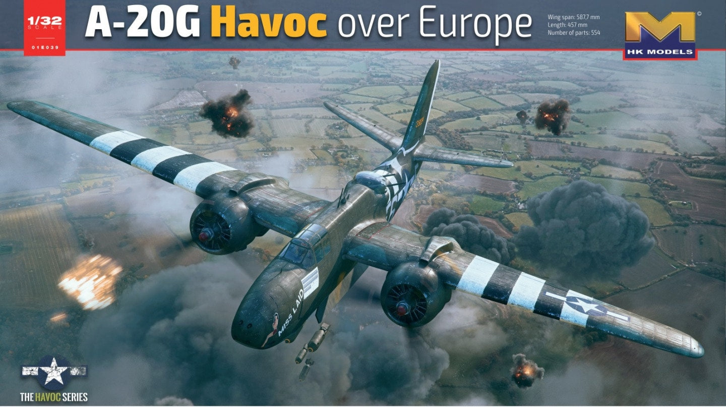 Hong Kong Models Douglas A-20G Havoc - HKM01E39