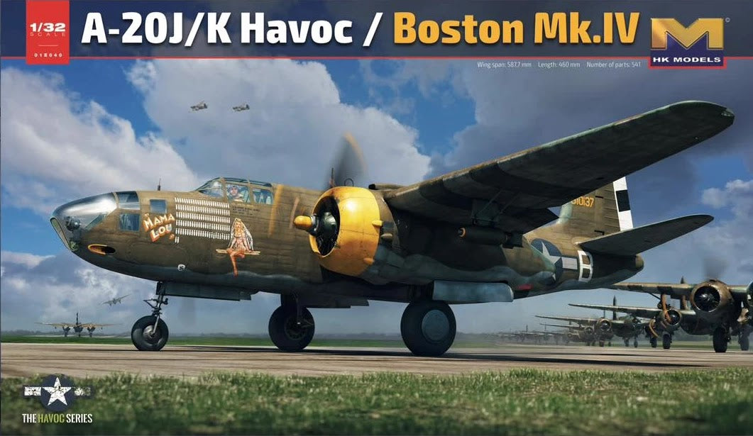 Hong Kong Models Douglas A-20J/K Havoc - HKM01E40