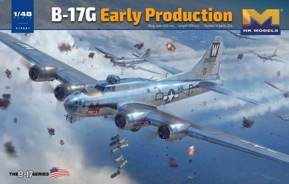 Hong Kong Models Boeing B-17G Flying - HKM01F001