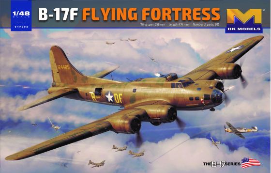 Hong Kong Models Boeing B-17F Flying - HKM01F002