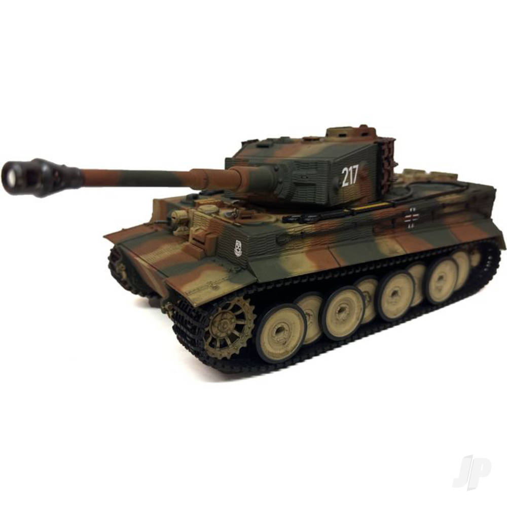 Henglong 1:24 Tiger 1 with Infrared Battle System (2.4Ghz + Shooter + Sound) (Camo 2) HLG3841-MC