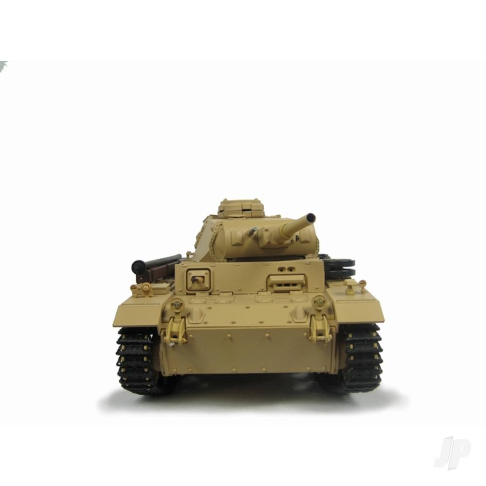 Henglong 1:16 German Tauch Panzer III (2.4GHz + Shooter + Smoke + Sound) HLG3849-1 1