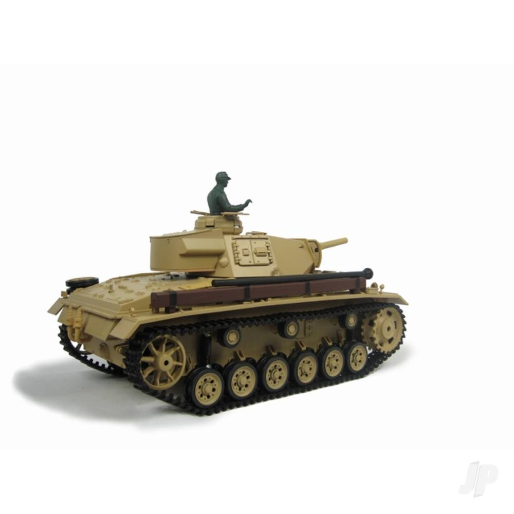 Henglong 1:16 German Tauch Panzer III (2.4GHz + Shooter + Smoke + Sound) HLG3849-1 4