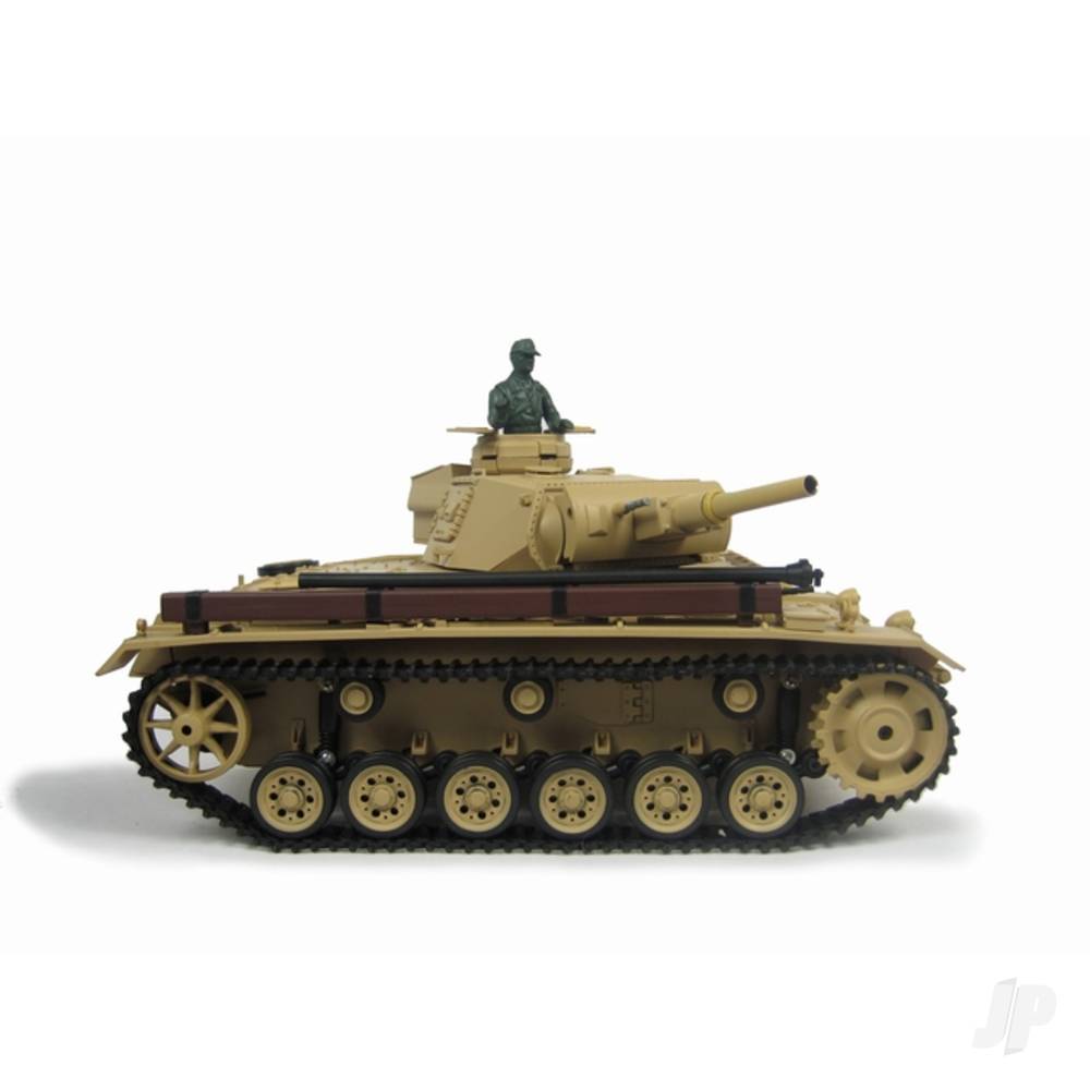 Henglong 1:16 German Tauch Panzer III (2.4GHz + Shooter + Smoke + Sound) HLG3849-1 5