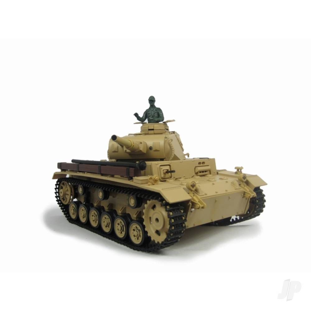 Henglong 1:16 German Tauch Panzer III (2.4GHz + Shooter + Smoke + Sound) HLG3849-1 6