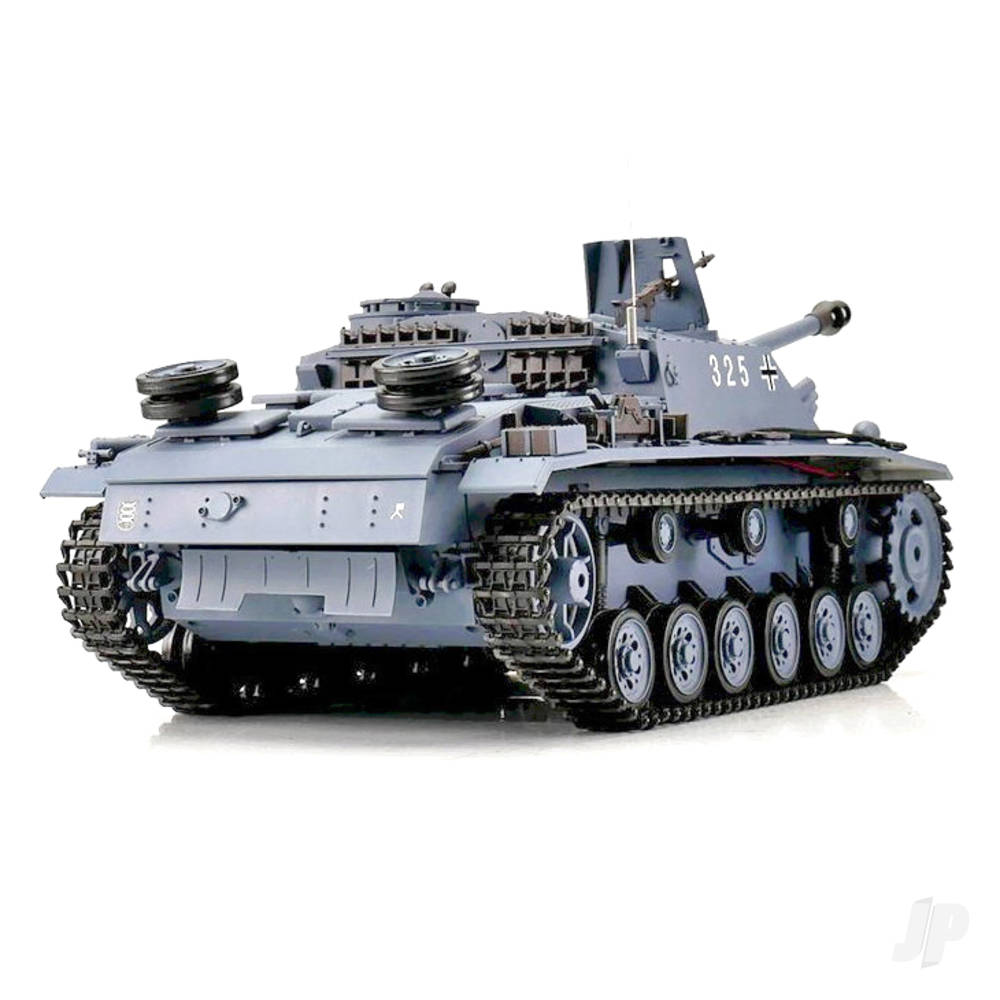 Henglong 1:16 German Stug III (2.4GHz + Shooter + Smoke + Sound) HLG3868-1 2