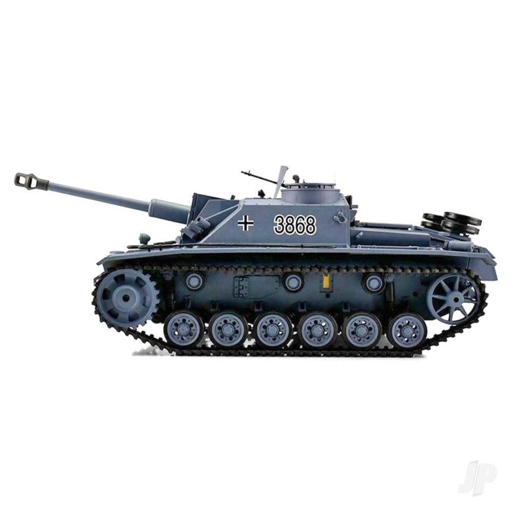 Henglong 1:16 German Stug III (2.4GHz + Shooter + Smoke + Sound) HLG3868-1 3