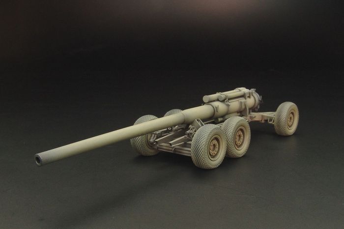 M1 8' GUN transport wagon - construction kit of U.S.heavy transport wagon with 8' Gun barrel load