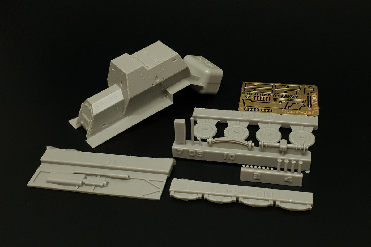 Russo Balt type C Resin construction kit of Russian armored car