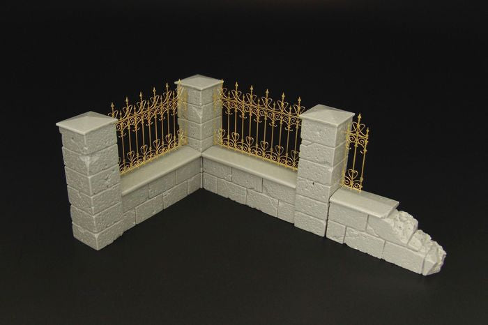 Castle fence (resin and etched)