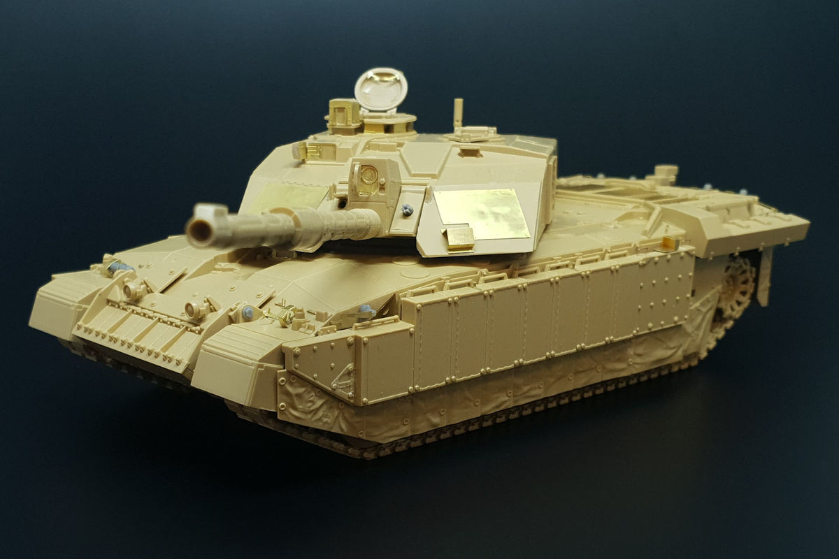 Challenger 2 (Desertised) PE/resin set (designed to be used with Tamiya kits)