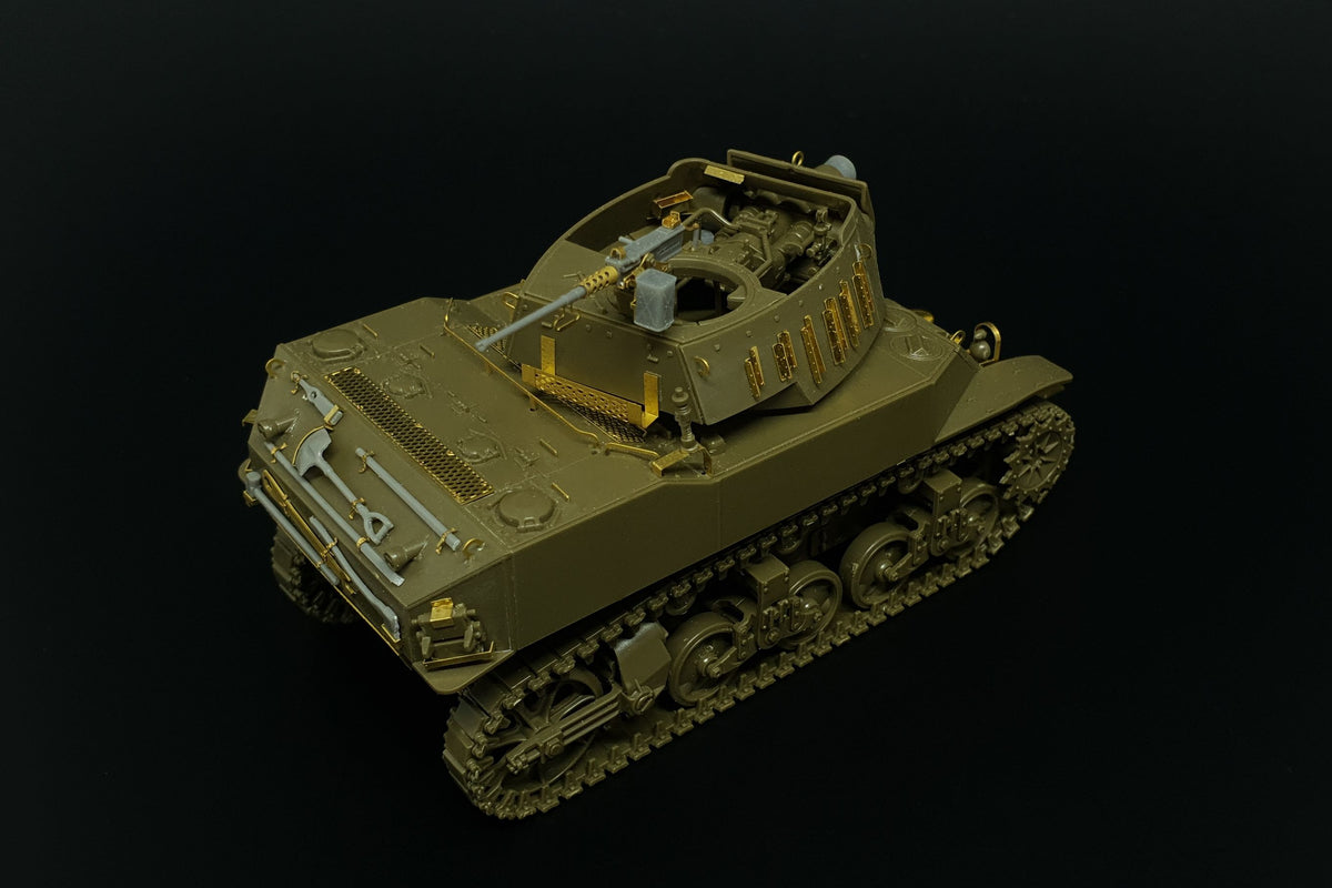 U.S.Howitzer Motor Carriage M8 PE/resin (designed to be used with Tamiya kits)