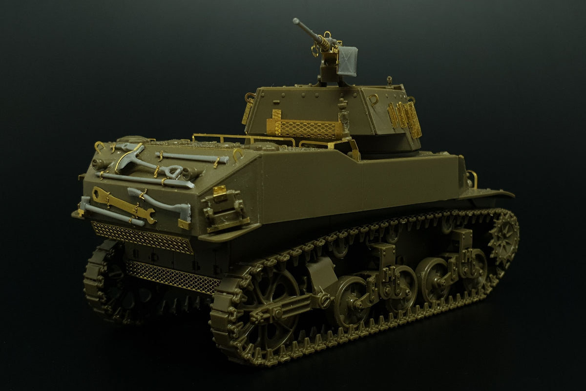 U.S.Howitzer Motor Carriage M8 PE/resin (designed to be used with Tamiya kits)