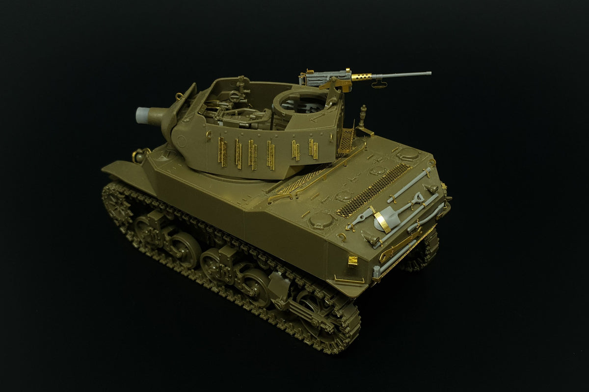 U.S.Howitzer Motor Carriage M8 PE/resin (designed to be used with Tamiya kits)