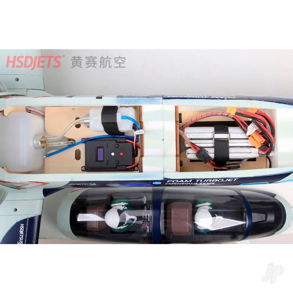 HSD Jets L-39 6kg Turbine Foam Jet, Blue Camo (Kit) HSDA61010300