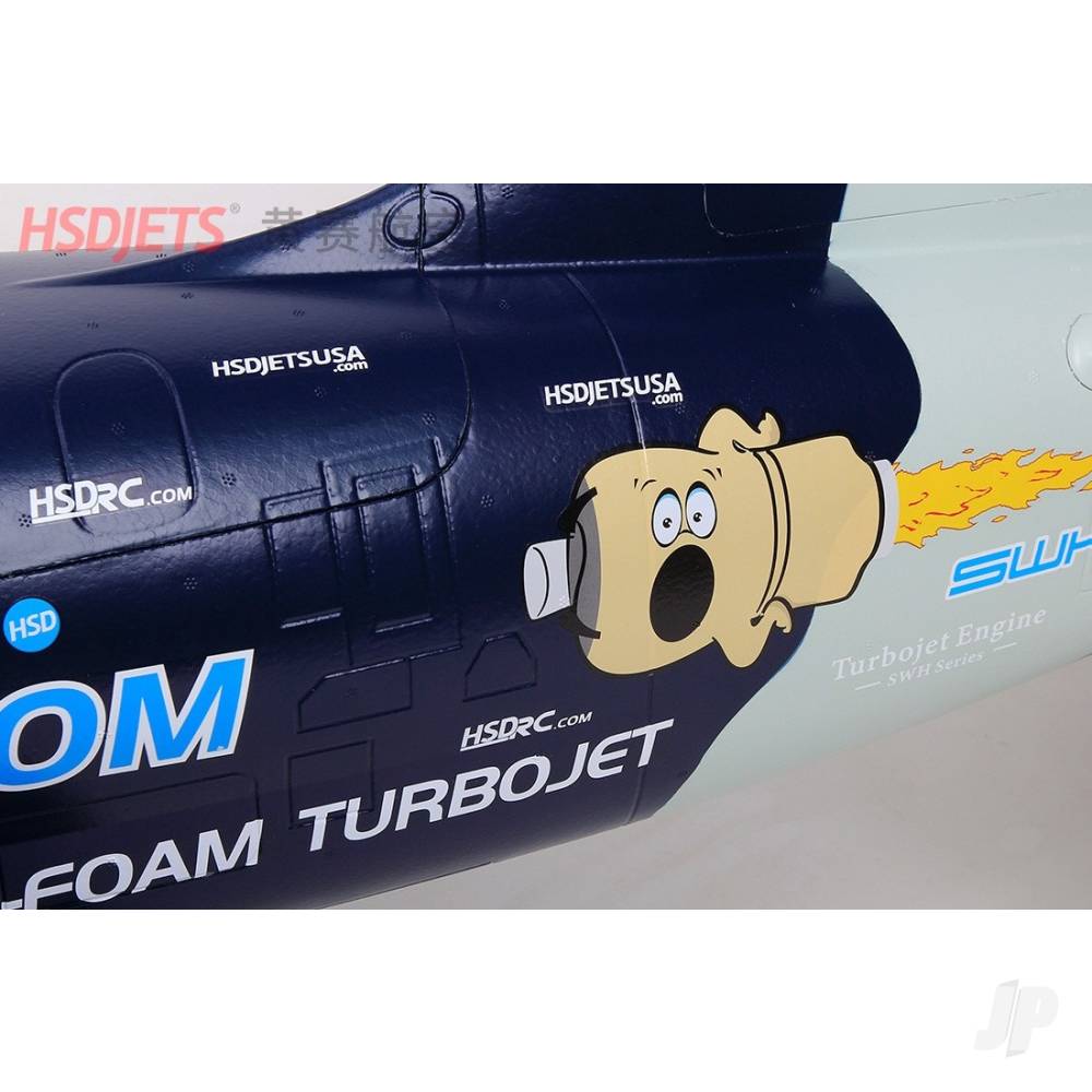 HSD Jets L-39 6kg Turbine Foam Jet, Blue Camo (Kit) HSDA61010300