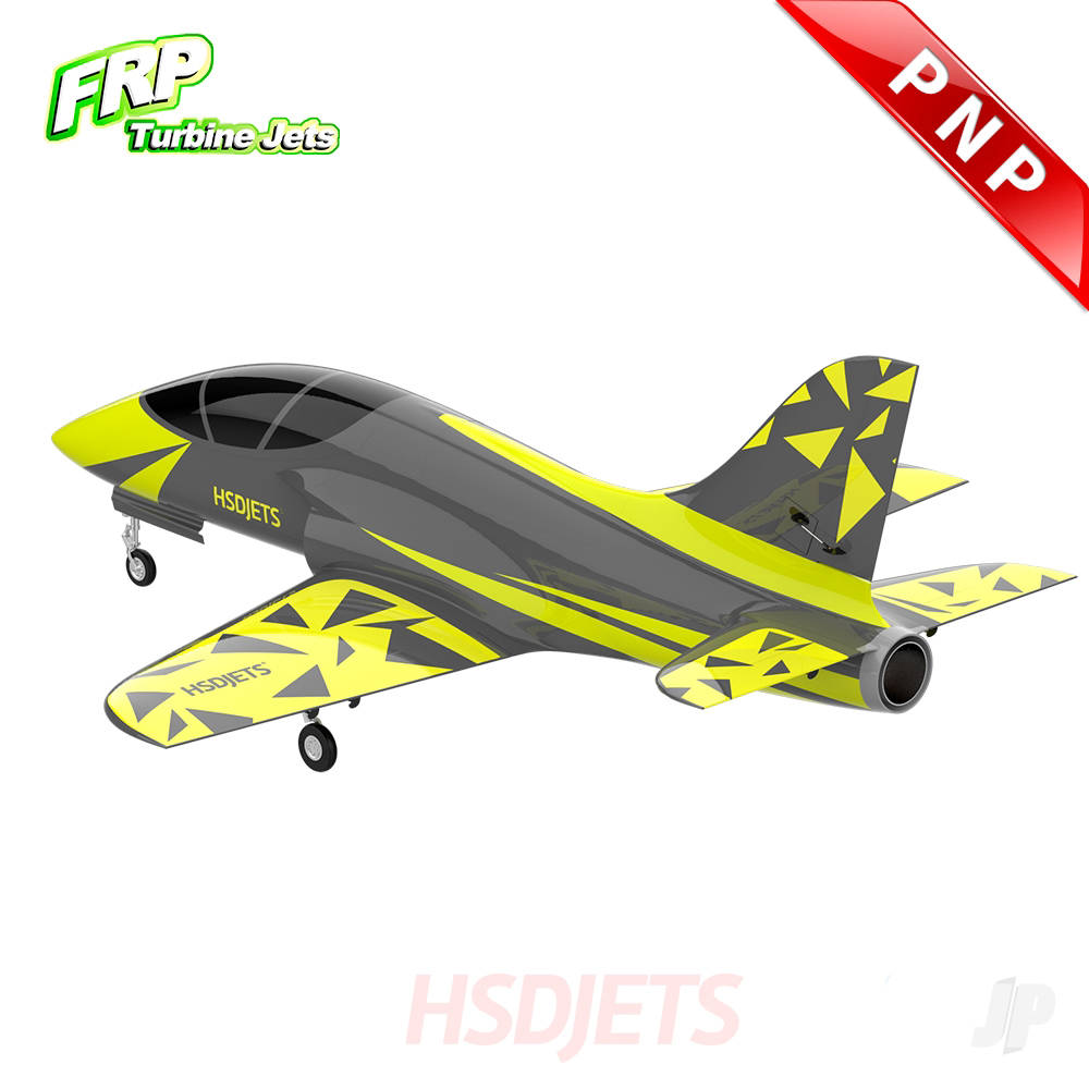 HSD Jets Super Viper Turbine Composite, Yellow / Grey, 1800mm (HSDA66030200)