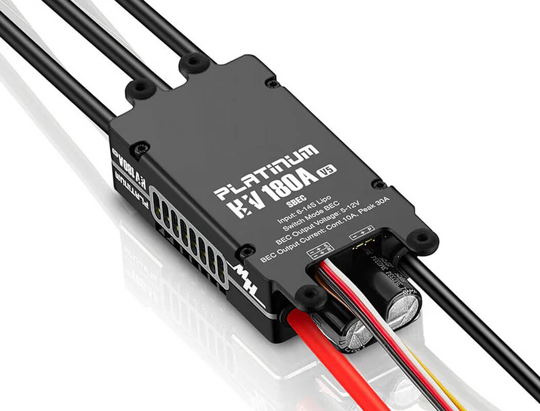 HOBBYWING PLATINUM 180A HV SBEC V5 ESC HW30209103