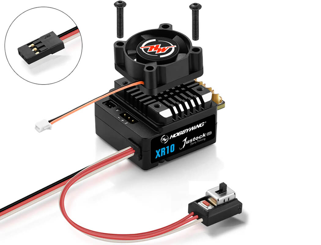 Hobbywing Combo Xr10 Justock G3S Esc/Justock G2.1 21.5T (Fixed Timing) HW38020373