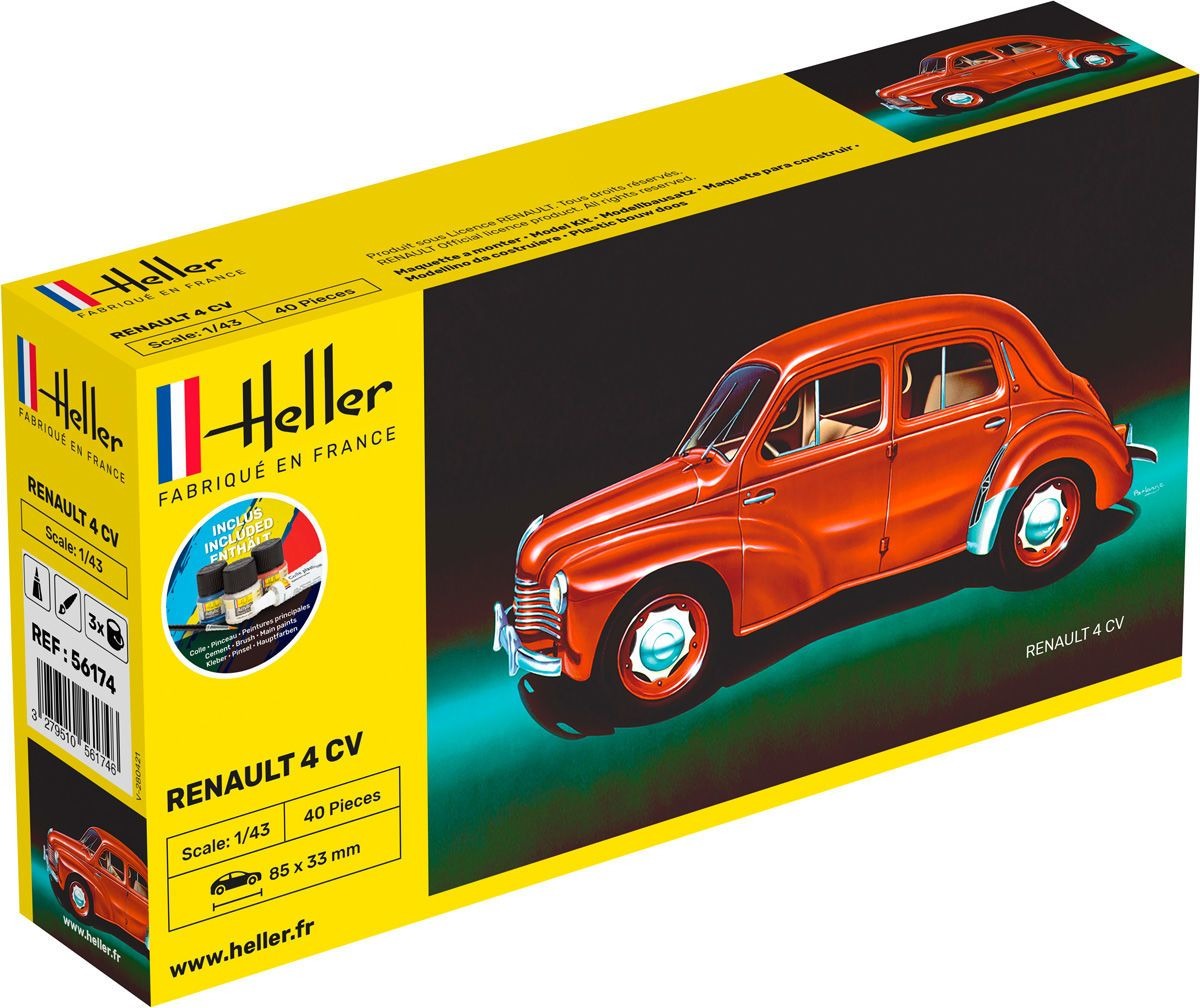 Heller 1/43 Gift Set Renault 4 Cv Hel56174