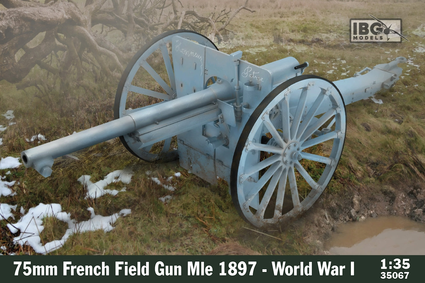 IBG Models 75mm French Field Gun Mle 1897 - World War I