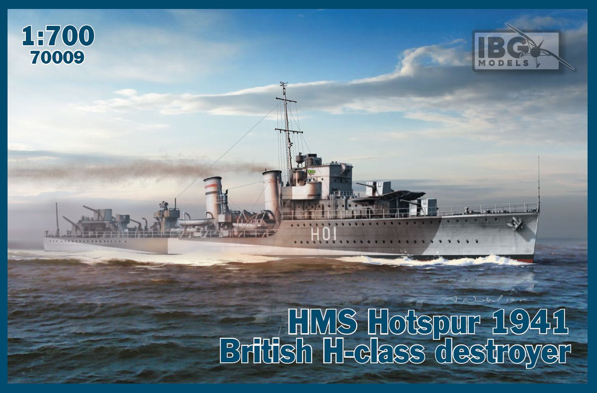 Re-released! H.M.S. Hotspur 1941 British H-class destroyer
