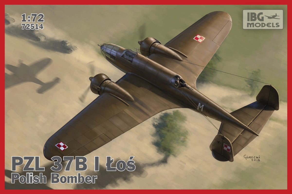 PZL P.37B I Los (twin tail fin) - Polish Medium Bomber