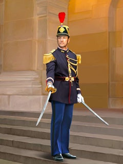 ICM French Republican Guard Officer 1:16 Figure