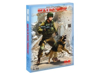ICM IDF K-9 Unitz "OKETZ" Officer with Dog 1:16 Figures