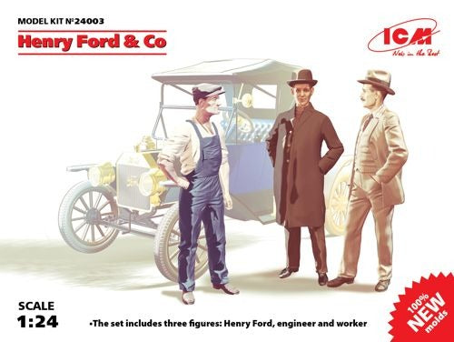 ICM 1/24 Henry Ford & Co (3 figures) ICM24003