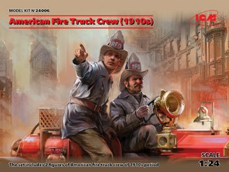 ICM American Fire Truck Crew (1910s) 2 Figures
