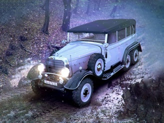 Typ G4 Soft Top, WWII German Personnel Car