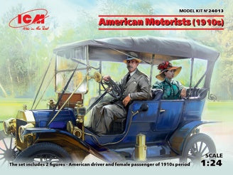 ICM American Motorists (1910s) 1 Male, 1 Female Figures