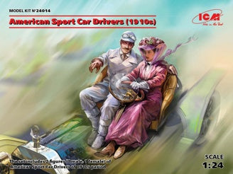 ICM American Sport Car Drivers (1910s) 1 Male, 1 Female Figures