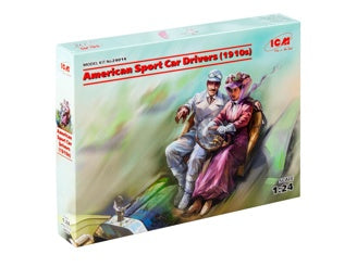 ICM American Sport Car Drivers (1910s) 1 Male, 1 Female Figures