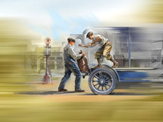 ICM American Gasoline Loaders (1910s) 2 Figures