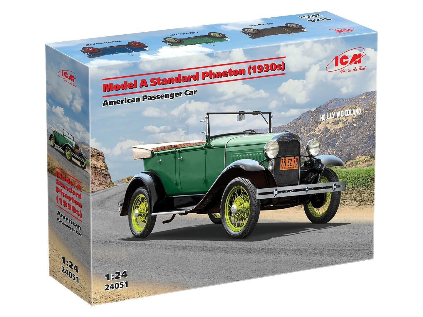 ICM 1/24 Model A Phaeton Car (1930's) ICM24051